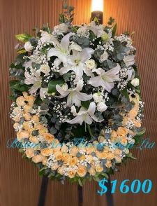 Mixed Floral Wreath - CODE 94983